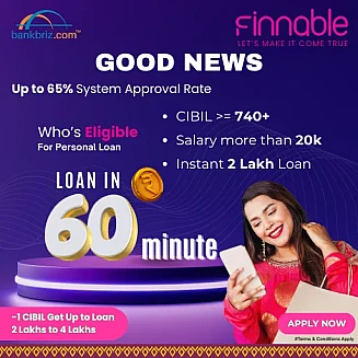 FINNABLE PERSONAL LOAN OFFER BY BANKBRIZ