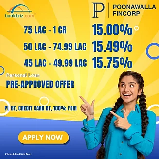 POONAWALA PERSONAL LOAN OFFER BY BANKBRIZ